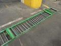 14&quot; x 10&#039; ROLLER CONVEYOR w/ SUPPORT STANDS