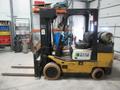 TCM FCG30T7T Forklift – 5,200 lb Capacity, Triple Mast,  Side-Shift, Cushion-Tire, LPG- Auction Item