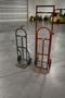 2 Wheel Moving Dolly Carts, (2pcs) Both with Hard Rubber Tires, (1) Has Welded Height Extension.- Auction Item