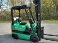 3000 LB MITSUBISHI MODEL #FGC15K 3-STAGE LP FORKLIFT: YOBRO #24166