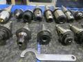 Cat 40 Taper Tool Holders (22) Including ER32, E16 Tool Holders, End Mills, and More- Auction Item
