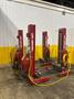 (4) 15,000 LBS ROTARY MODEL #HP415-100 HEAVY DUTY MOBILE COLUMN LIFT JACKS: YOBRO #24469