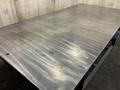 48" X 98" X 1 3/8" THICK CAST IRON SURFACE PLATE WITH STEEL STAND: STOCK #80808