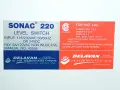 DELAVAN LEVEL SWITCH SENSOR UNIT  -  SONAC 220