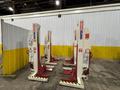 (4) 14,000 LBS STERTIL-KONI ST-1064FWA MODEL #38627535-05  ELECTRIC BATTERY WIRELESS HEAVY DUTY MOBILE COLUMN VEHICLE LIFTS 2019: STOCK #23595