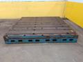 96&quot; X 96&quot; X 12&quot; THICK T-SLOTTED FLOOR PLATE LAYOUT TABLE:  STOCK #13575
