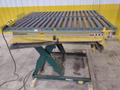 60" X 48" X 3500 LB SOUTHWORTH MODEL #LS4-36 DOUBLE ROLLER TOP LIFT TABLE, 110V SINGLE PHASE: STOCK #20929