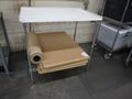 Uline Wire 2 Shelf Unit with Tissue Paper Wrapping Supplies- Auction Item
