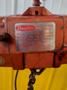 300 LB DAYTON MODEL #4Z358B ELECTRIC CHAIN HOIST, SINGLE PHASE 115V: STOCK 18547