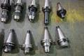 CT40 Taper Tool Holders: (3) Keyless Drill Chucks, (7) End Mill Holders- Auction Item