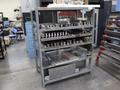 Press Brake Dies and Lower Die Holders Tall and Short for Amada Press Brakes on Welded Steel Shelving- Auction Item