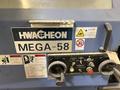 Hwacheon, Mega 58, CNC Flatbed Lathe, Fanuc 21i-T Control, 2002