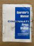 225 TON X 12' CINCINNATI MODEL #9 MECHANICAL PRESS BRAKE: STOCK #22781