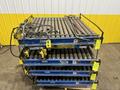 3,000 LBS X 48" X 48" ROTO-MAX HYDRAULIC SCISSOR LIFT TABLE W/ ROTARY LEWCO ROLLER CONVEYOR TOP, 110 VOLT: STOCK #20873