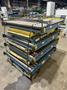 3,000 LBS X 48" X 48" ROTO-MAX HYDRAULIC SCISSOR LIFT TABLE W/ ROTARY LEWCO ROLLER CONVEYOR TOP, 110 VOLT: STOCK #20870