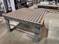 48" X 48" WELDSALE ACORN WELDING TABLE. STOCK # 0112926.