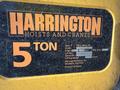 10,000 LB (5 TON) HARRINGTON MOTORIZED CHAIN HOIST W/ POWER TROLLEY: STOCK #19957