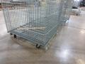 Uline H-1734, (3) Collapsible Wire Container with Casters - 48" x 40" x 43-1/2", 4000 Static Load Capacity- Auction Item