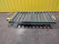 4,000 LBS X 60" X 30" SOUTHWORTH HYDRAULIC SCISSOR LIFT TABLE WITH 60X42 ROLLER CONVEYOR TOP, 110 VOLT: STOCK #20915