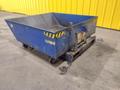 2000 LBS VESTIL MODEL HOP-LP HOPPER ROLLING DUMP CART W/ FORK POCKETS: STOCK #19444