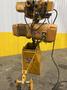 10,000 LB (5 TON) HARRINGTON MOTORIZED CHAIN HOIST W/ POWER TROLLEY: STOCK #19953