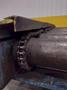 20,000 LBS BRANER HYDRAULIC COIL UPENDER WITH POWER FEED CONVEYOR: YOBRO #25238