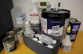 Yuquan 2 Door Locking Flammable Cabinet with Adjustable Shelves and Contents of Chemicals, Paint, Cleaners- Auction Item