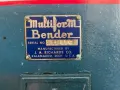RICHARDS MULTIFORM BBC Horizontal Press Brake 8” x1/2” 25 Ton USA #6589