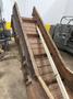 20' LONG X 22" WIDE MARFRAN POWERED METAL BELT INCLINED CHIP or PARTS CONVEYOR: YOBRO #25368