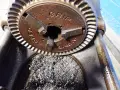 RIDGID 10" X 7" PIPE THEADER WITH TOOLING  -  535