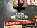 50" X 50" LANTECH AUTOMATIC SHRINK WRAPPER WITH IN-FEED &amp; OUT-FEED CONVEYOR. STOCK # 0980426