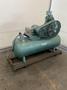 5 HP ROL-AIR HORZONTAL AIR COMPRESSOR. STOCK # 0469124.