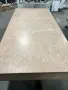 USED STARRETT CRYSTAL PINK 8' X 4' X 10" GRANITE SURFACE PLATE WITH STAND