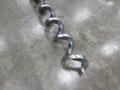 Used Haas VF-3 Chip Auger Screw, 108" x 3.75" Diameter with 1.5" OD Coupling End