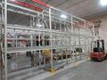 Pallet Racking Back to Back, Tab and Slot Style (12) 14'x32" Uprights, (30) 8' Shelves with Wire Decking, *No Contents*- Auction Item