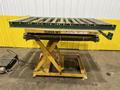 4000 LB X 40" X 36" ECONO-LIFT MODEL 3SL-36-40 HYDRAULIC SCISSOR LIFT TABLE WITH ROLLER TOP: STOCK #20920