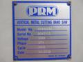 PRM RF66KB30, 7" x 12" Vertical Metal Cutting Band Saw, Variable Speed with Blade Welder/Cutter/Grinder, 110V Single Phase- Auction Item