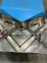 USED EUROMAC VARIABLE ANGLE 8" x 8" x 1/4" HYDRAULIC SHEET METAL NOTCHER, Year: 1995