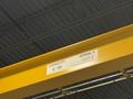 10 TON x 48' SUPERIOR CRANE SINGLE GRIDER OVERHEAD BRIDGE CRANE WITH 10 TON R&amp;M HOIST: YOBRO #26276