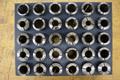 Hardinge 5C Collets in Metal Divider Rack (30)- Auction Item