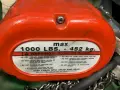 COLUMBUS MCKINNON CORPORATION 1000 LBS ELECTRIC CHAIN HOIST  -  SHOPSTAR