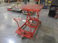Presto Lever Acuated Lift Cart, 1500 LBS Capacity, 4' x 3" Table, Lifts from 9" to 45"- Auction Item