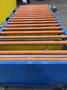 120&quot; X 44&quot; LEWCO POWERED ROLLER CONVEYOR WITH PNEUMATIC TRANSFERS: STOCK #19828
