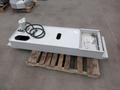 Used Haas Older Style 35 Gallon Coolant Tank with Gray Mills Low Pressure Coolant Pump