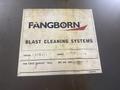 72" WIDE x 16" HIGH PANGBORN MODEL #ES1821-125 TOP &amp; BOTTOM PLATE SHOT BLAST MACHINE, WITH DUST COLLECTOR: YOBRO #25181