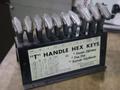 T-Handle &quot;Hex Keys&quot; Allen Wrench Set 3/32&quot; -3/8&quot; w Divider Stand- Auction Item