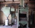 GOFF PERFORATED-DRUM ABASIVE BLAST CLEANING MACHINE W/ DUST COLLECTOR: YOBRO #25939