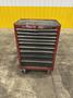 9 DRAWER X 27" X 18" RED TOOL BOX PARTS CABINET: STOCK  #22173