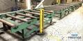 Peddinghaus PCD1100/3B Beam Drill &amp; Meba 1250-510 DG Mitering Saw Line With Material Handling