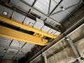 50/10 TON  X 68' SPAN ORLEY MEYER DOUBLE GIRDER OVERHEAD BRIDGE CRANE. STOCK # 0757426
